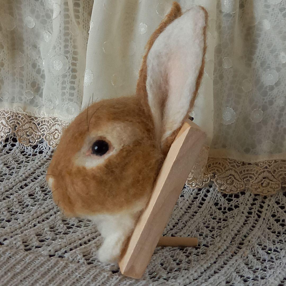 専用出品 うさぎフレーム うちのこ オーダーメイド 羊毛フェルト ハンドメイド