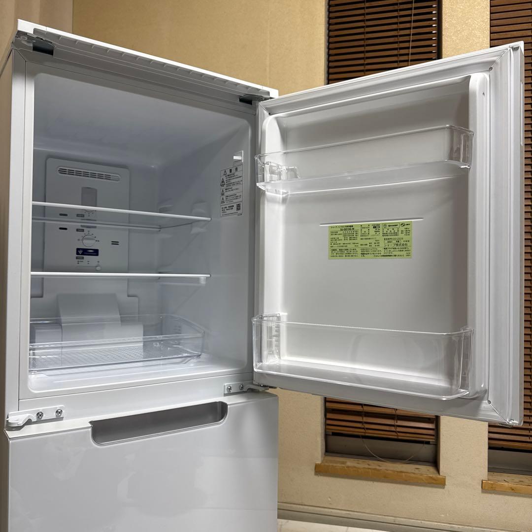 極美品 SHARP 2021年製 プラズマクラスター搭載冷蔵庫