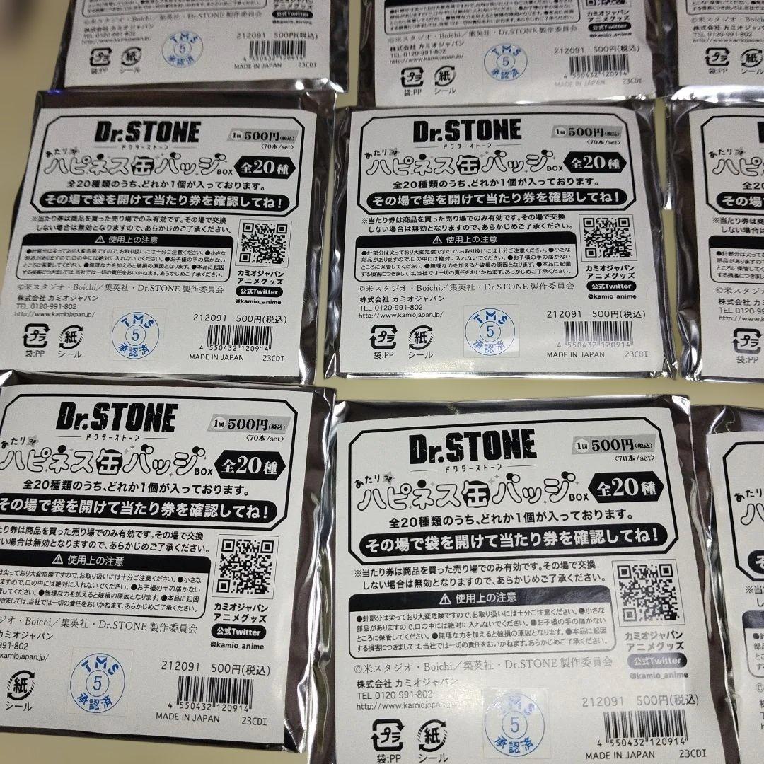 Dr.STONE　ハピネス缶バッチ　１７個セット