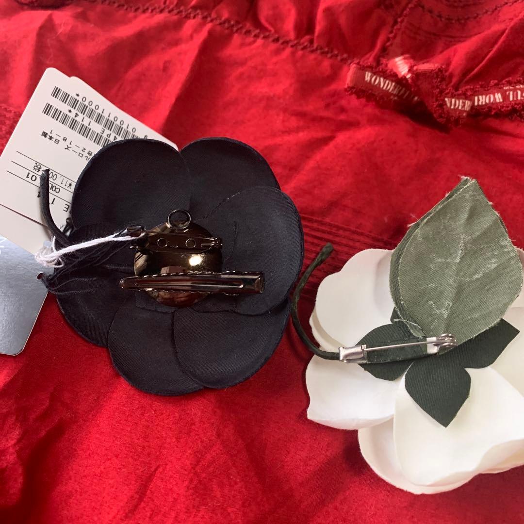 新品未使用　カメリアコサージュ2点 カネコイサオとインゲボルグ