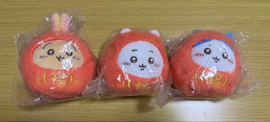 ちいかわ だるまになっちゃった！ころりん起き上がりこぼしぬいぐるみ 3種セット