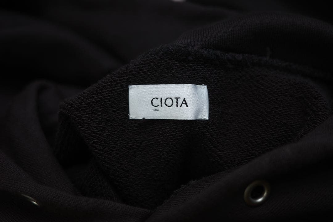 トップス Ciota suvin cotton loopwheeler fadeblack