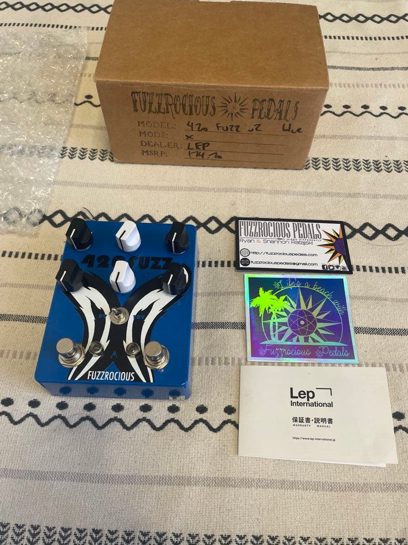 Fuzzrocious 420 Fuzz v2 ギターエフェクター