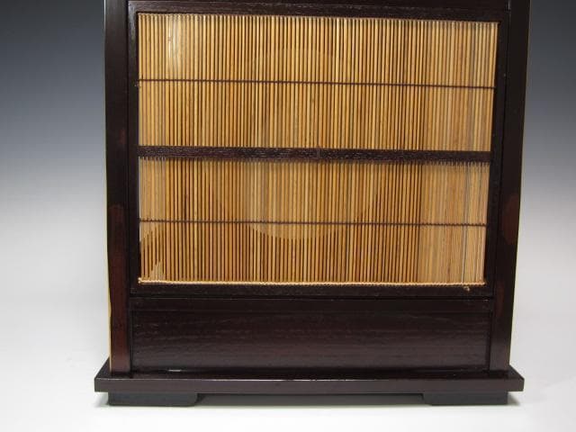 ★　駒沢利斎　吉野棚　裏千家　十五代　淡々斎の花押がございます★x430