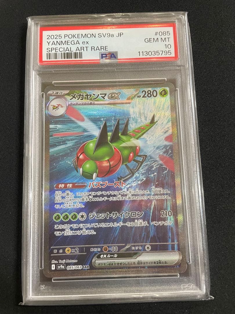 ヤンヤンマAR メガヤンマex SAR PSA10 連番