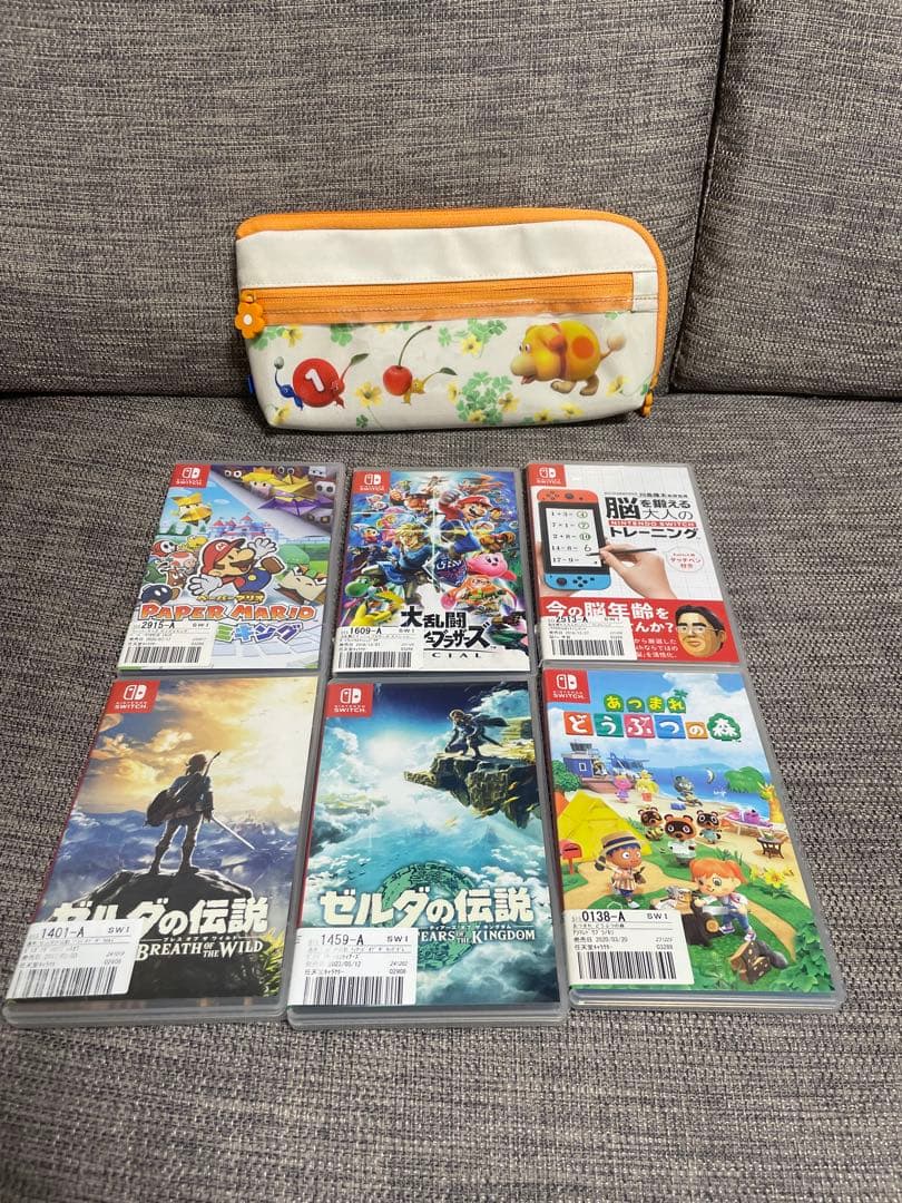 Switch本体 ジョイコン赤青 ソフト6つ