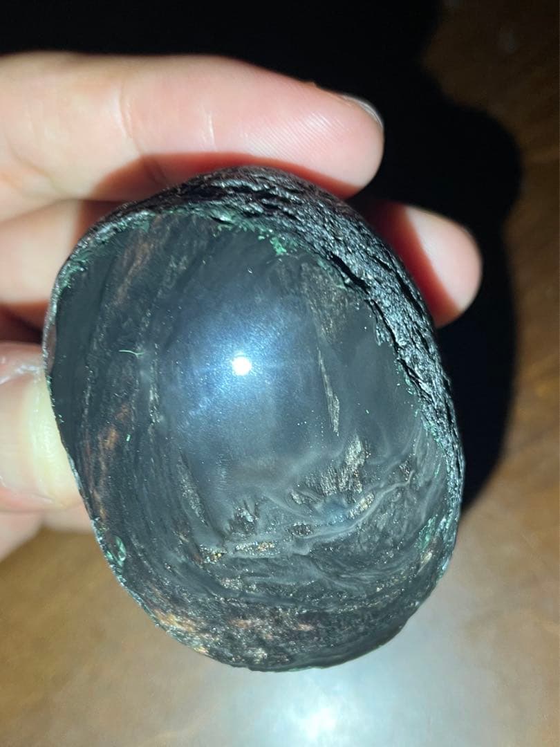 研磨品　十勝石玲瓏　マホガニーオブシディアン　ゴールデンレインボーシラー