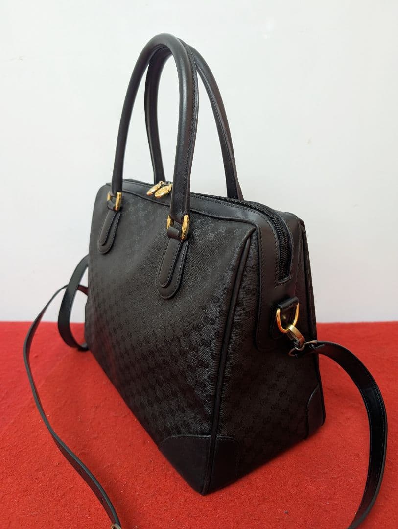 美品 極希少！gucci マイクロGG 2wayハンドバッグ ショルダーバッグ