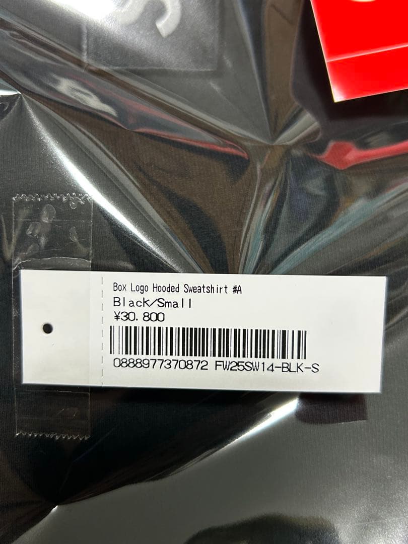 トップス supreme 25aw box logo hoodie black S