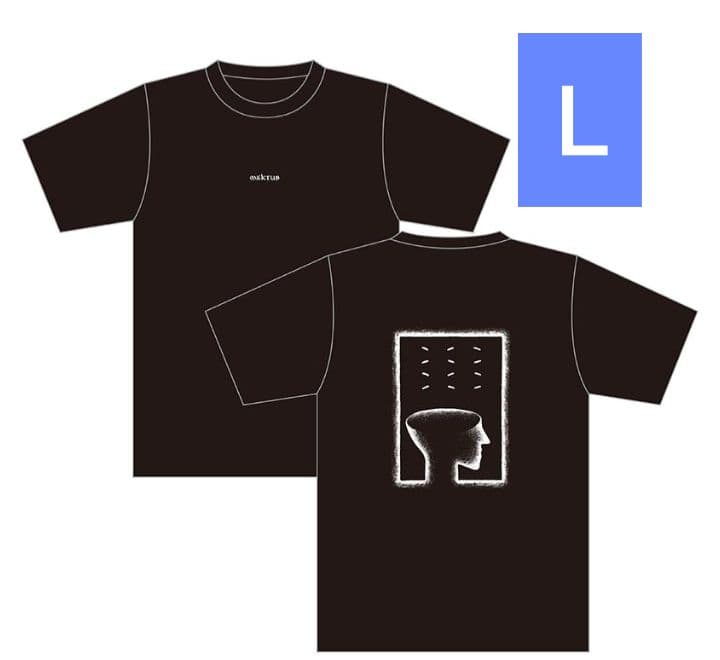 jjj maktub Tシャツ ブラック Ｌサイズ　新品未使用