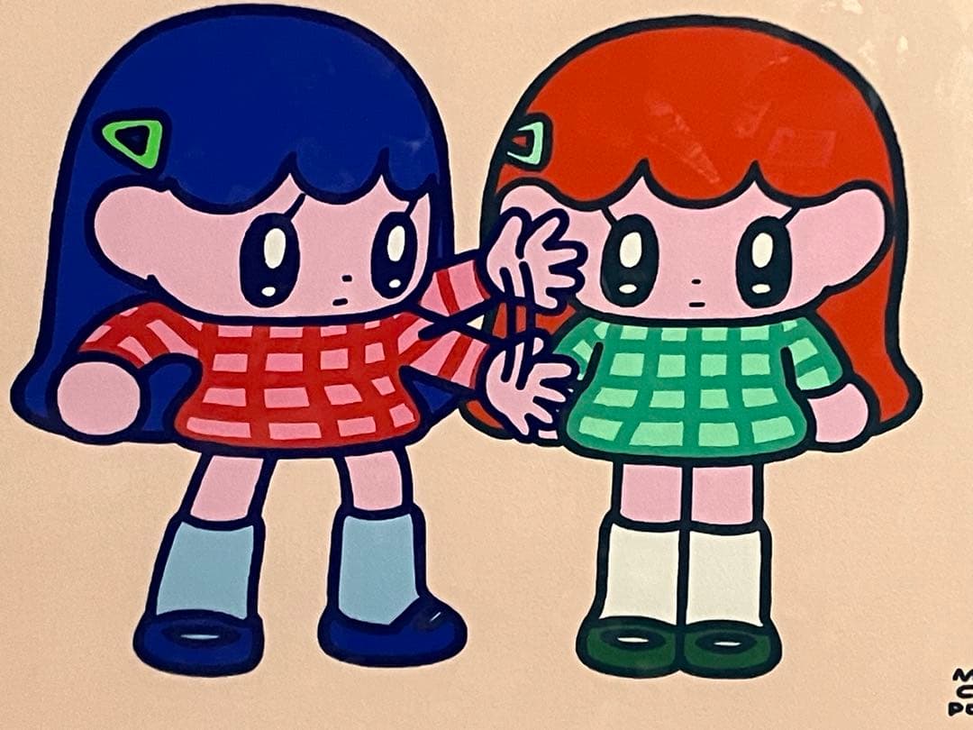 モニョチタポミチ　おーいモニョガール　orange ジークレープリント