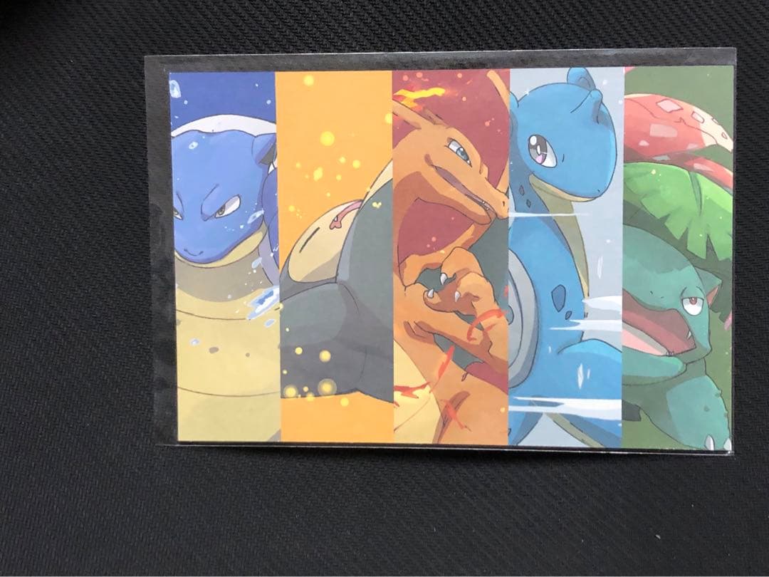 希少　ポケモン　御三家　リザードン　カメックス　フシギバナ　ポストカード