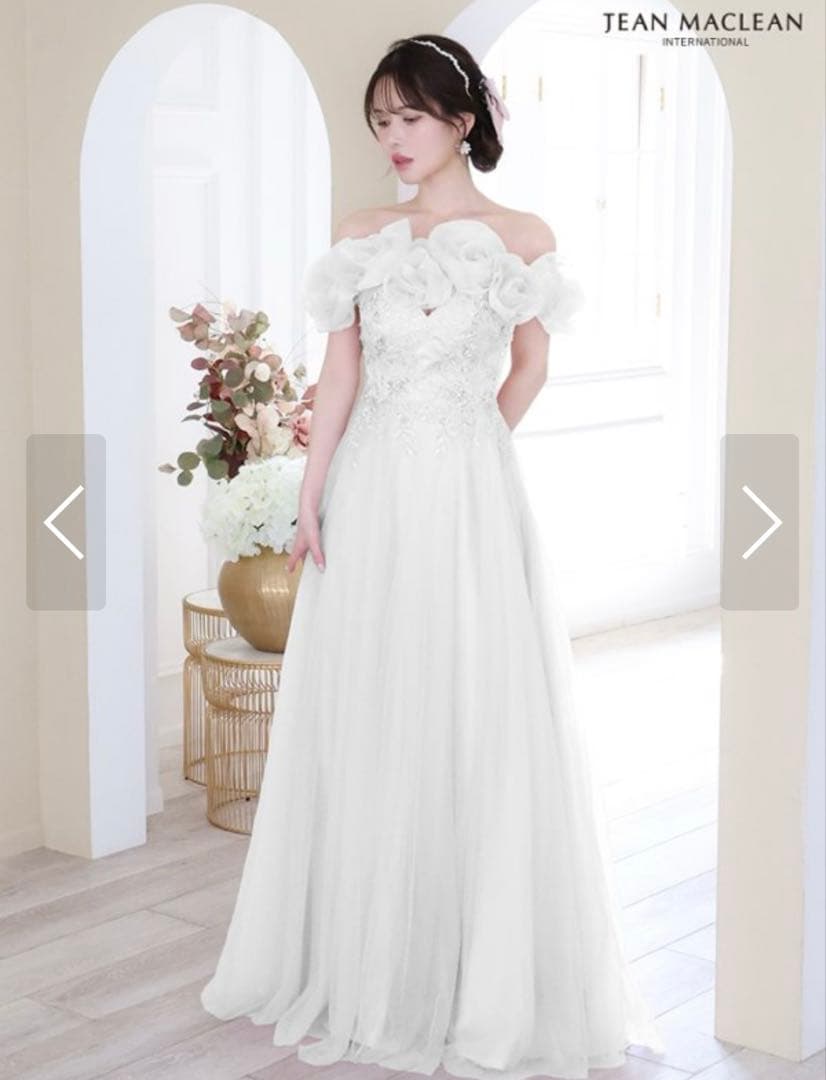 【JEAN MACLEANジャンマクレーン】オフショルロングドレスキャバドレス