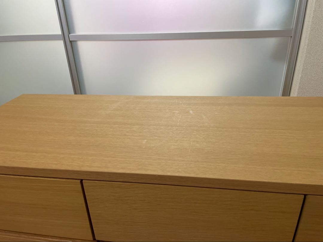 無印良品　オーク材・キャビネット大　サイドボード　廃盤　幅1200mm