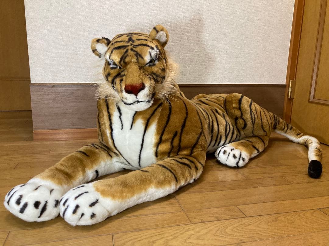 【超美品】トラ✨特大ぬいぐるみ