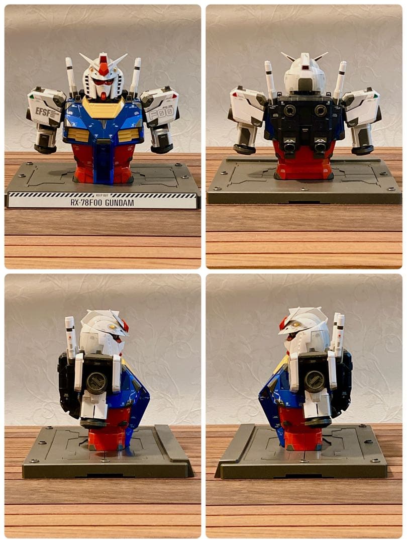 1/48 RX-78F00 ガンダム [BUST MODEL] 【ジャンク品】