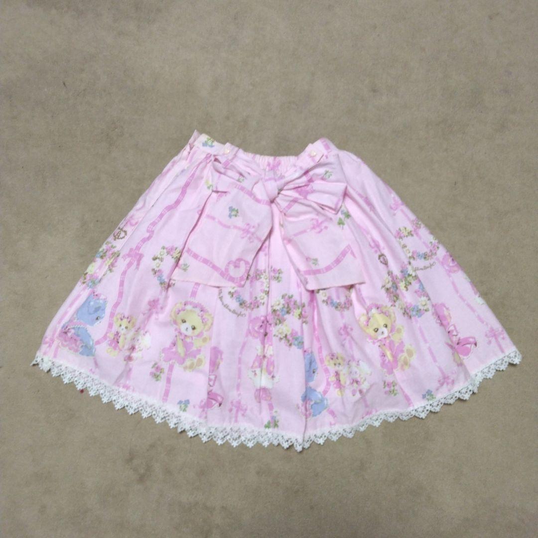 BABY　 なかよしくみゃちゃん柄　リリアン　スカート