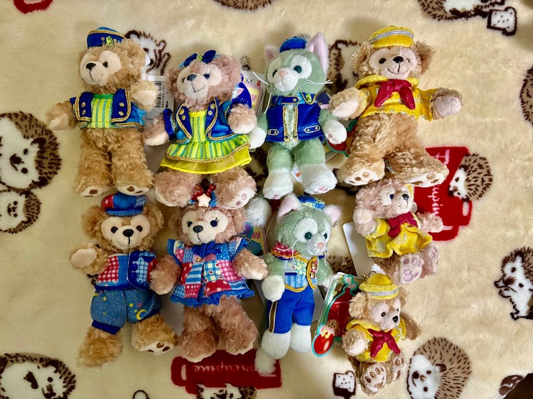 約50個！ダッフィー シェリーメイ ジェラトーニ ぬいぐるみバッジ ストラップ