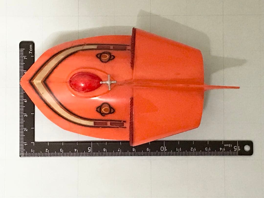 緑商会　スピンドリフト号　ゼンマイ　プラモデル　当時物　巨人の惑星　昭和　レトロ