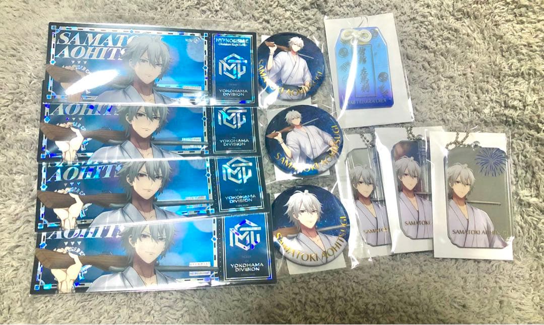 は*猫様 ヒプノシスマイク オンラインくじ 碧棺左馬刻 缶バッジ チケットミラー