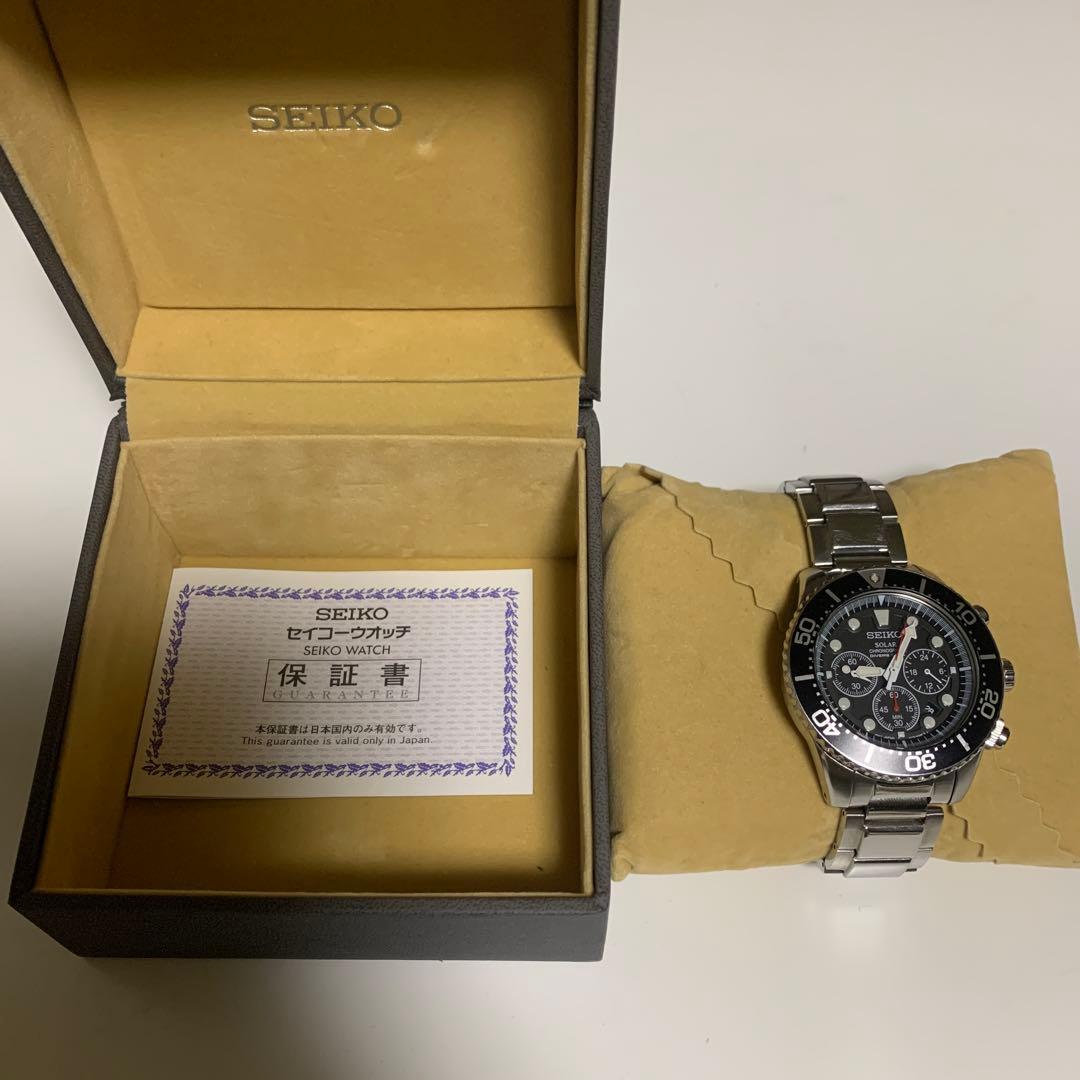 【だい】美品 セイコー SEIKO SSC015P1ソーラー 腕時計