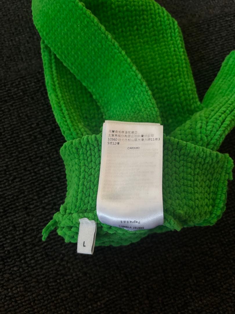 ボッテガヴェネタ　ヘビーウェイトシェニールグローブミトン手袋