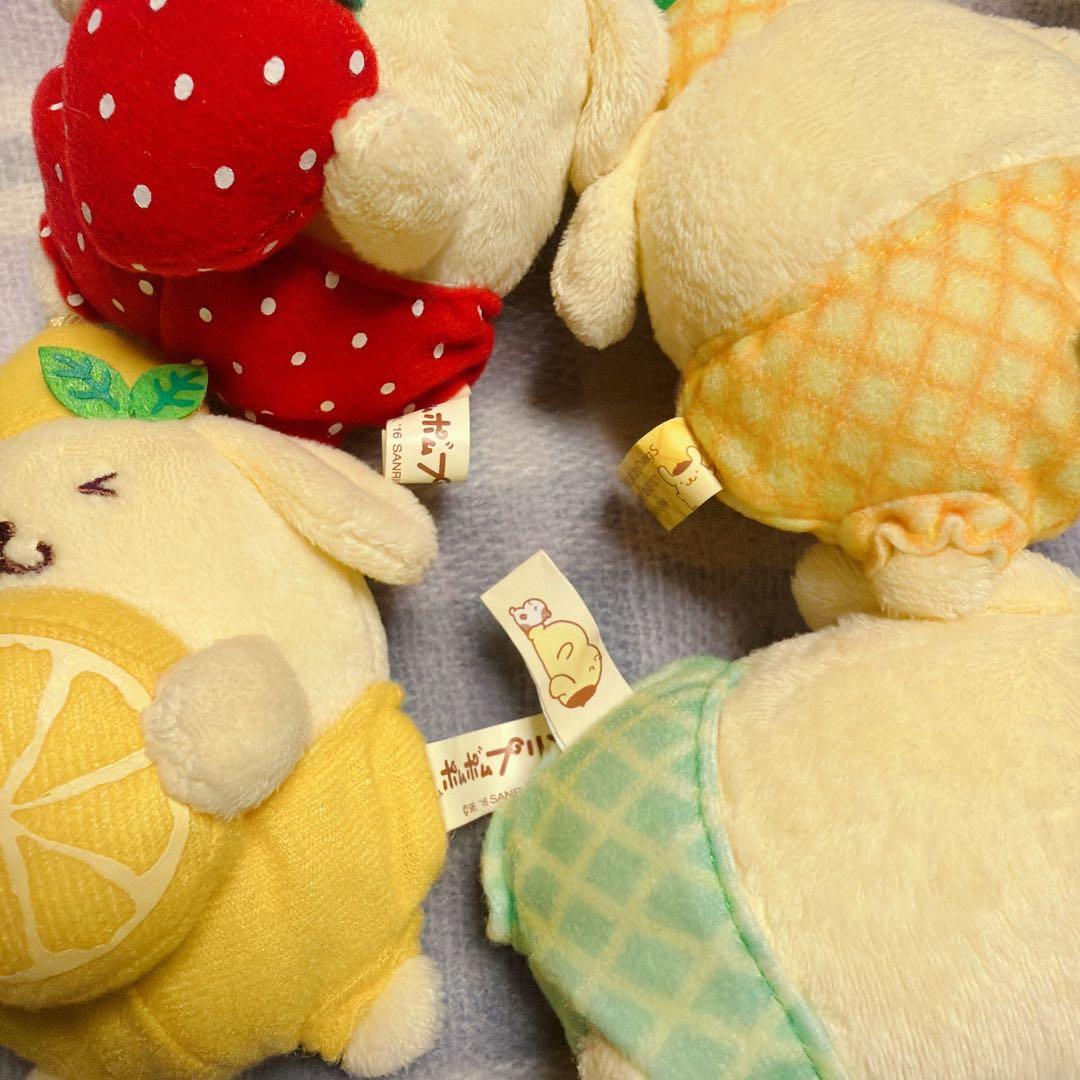 ポムポムプリン　マスコット　フルーツ　まとめ