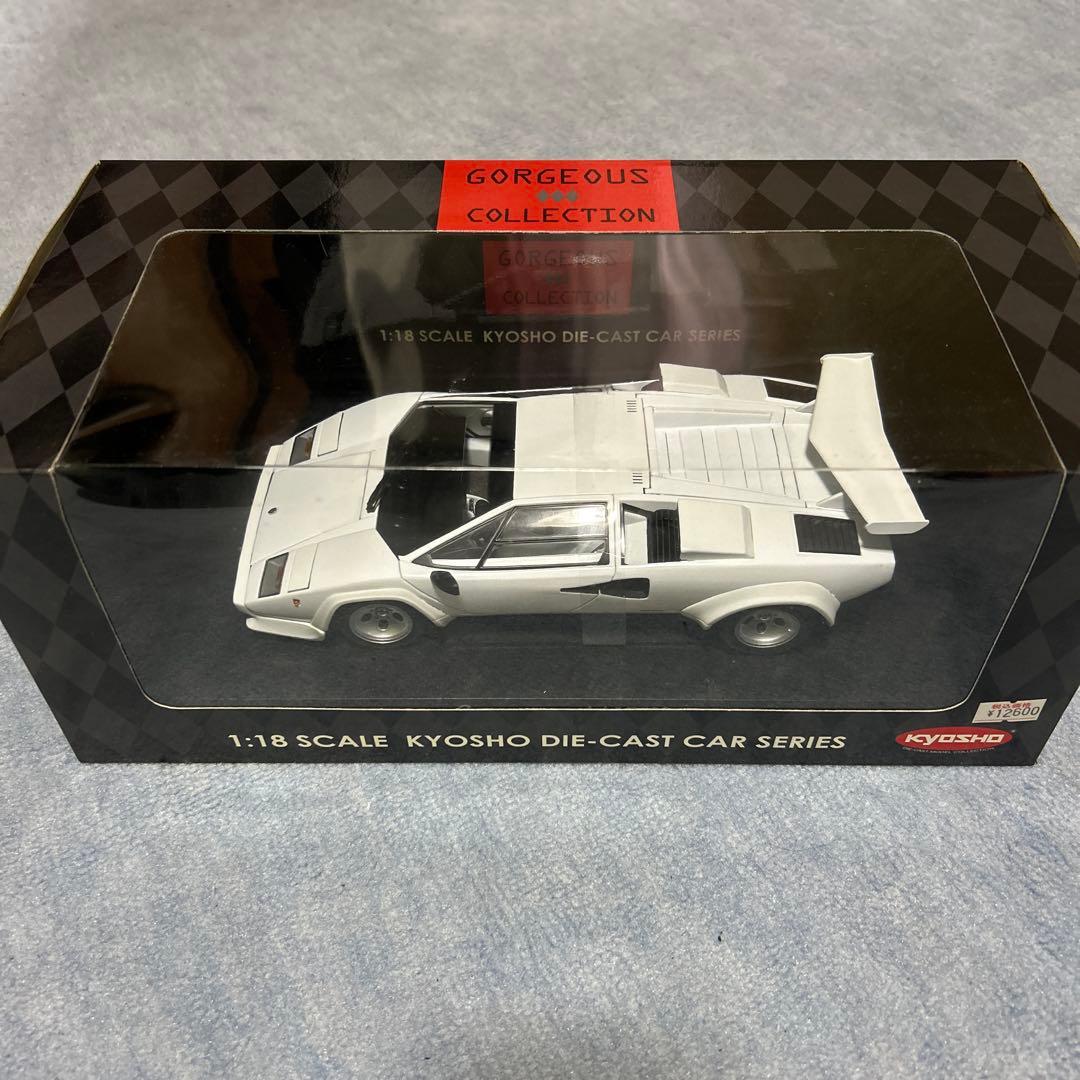未開封品 1/18 京商 ランボルギーニ カウンタック LP500 ホワイト