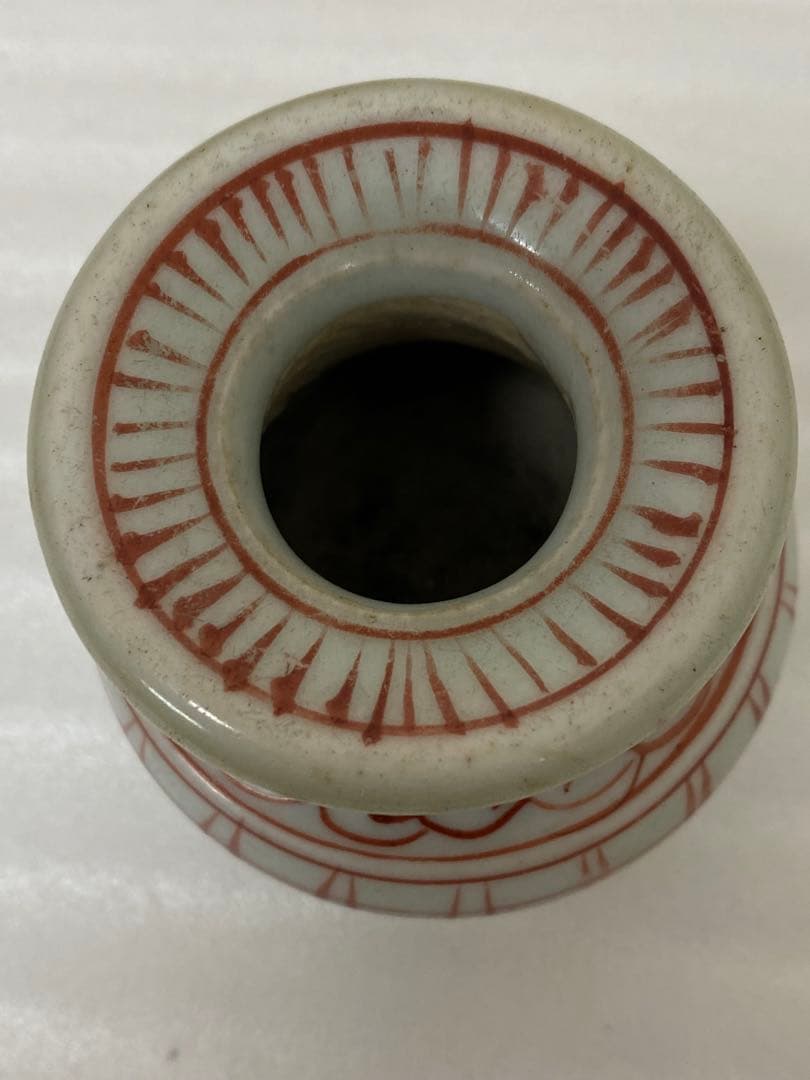 3-3037 平佐赤絵　盃台