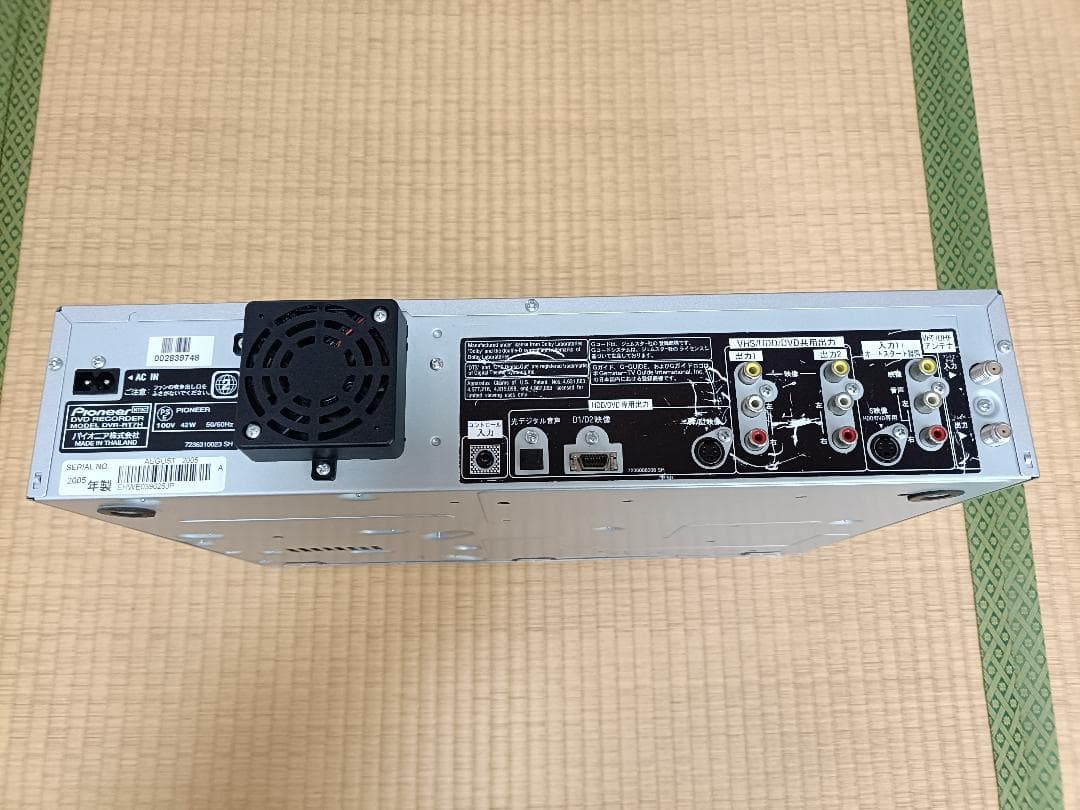 Pioneer DVR-RT7H DVDレコーダー ビデオ HDD パイオニア