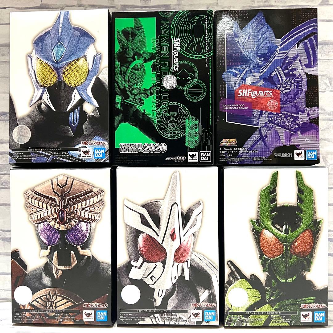 S.H.Figuarts 真骨彫 仮面ライダーオーズ 6体セット