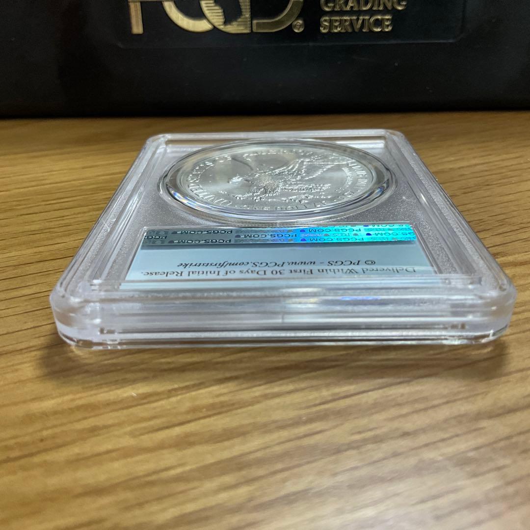 【新品】アメリカン シルバー イーグル銀貨2022シルバーPCGS MS70
