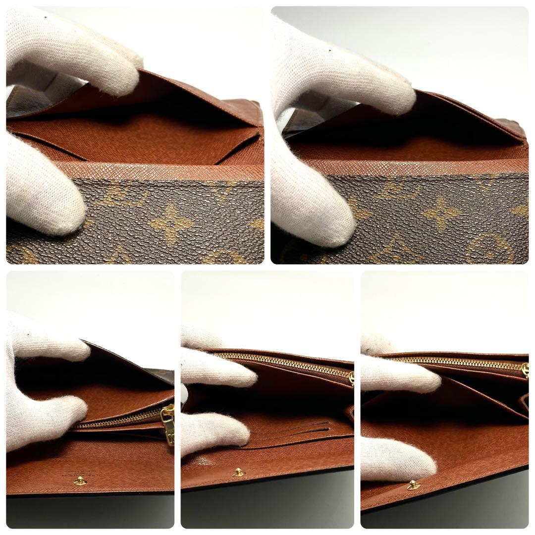 ❣️新型❣️ルイヴィトン モノグラム トレゾール 2つ折り財布 正規品 本物 レザー