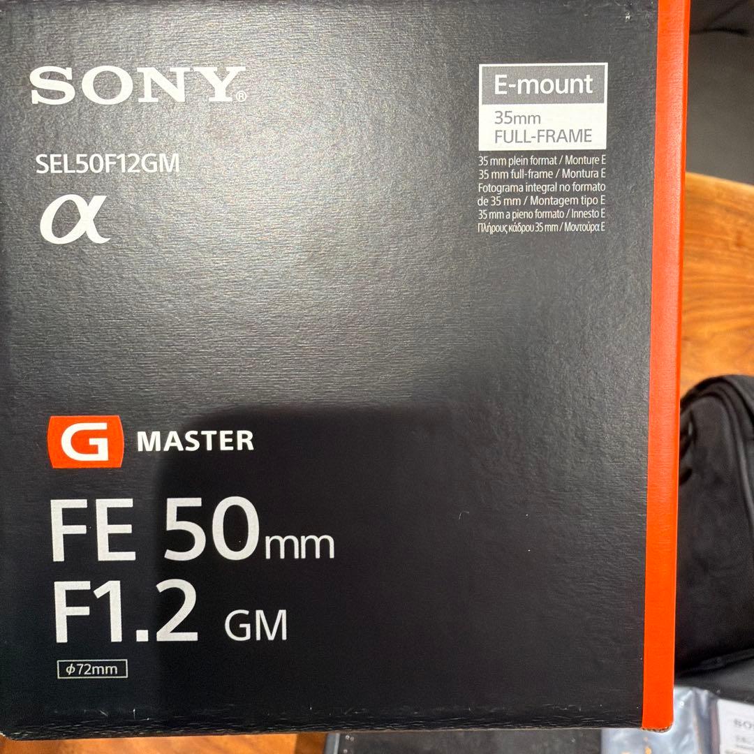 SONY FE 50mm F1.2 GM レンズ傷無し 可変偏光フィルター