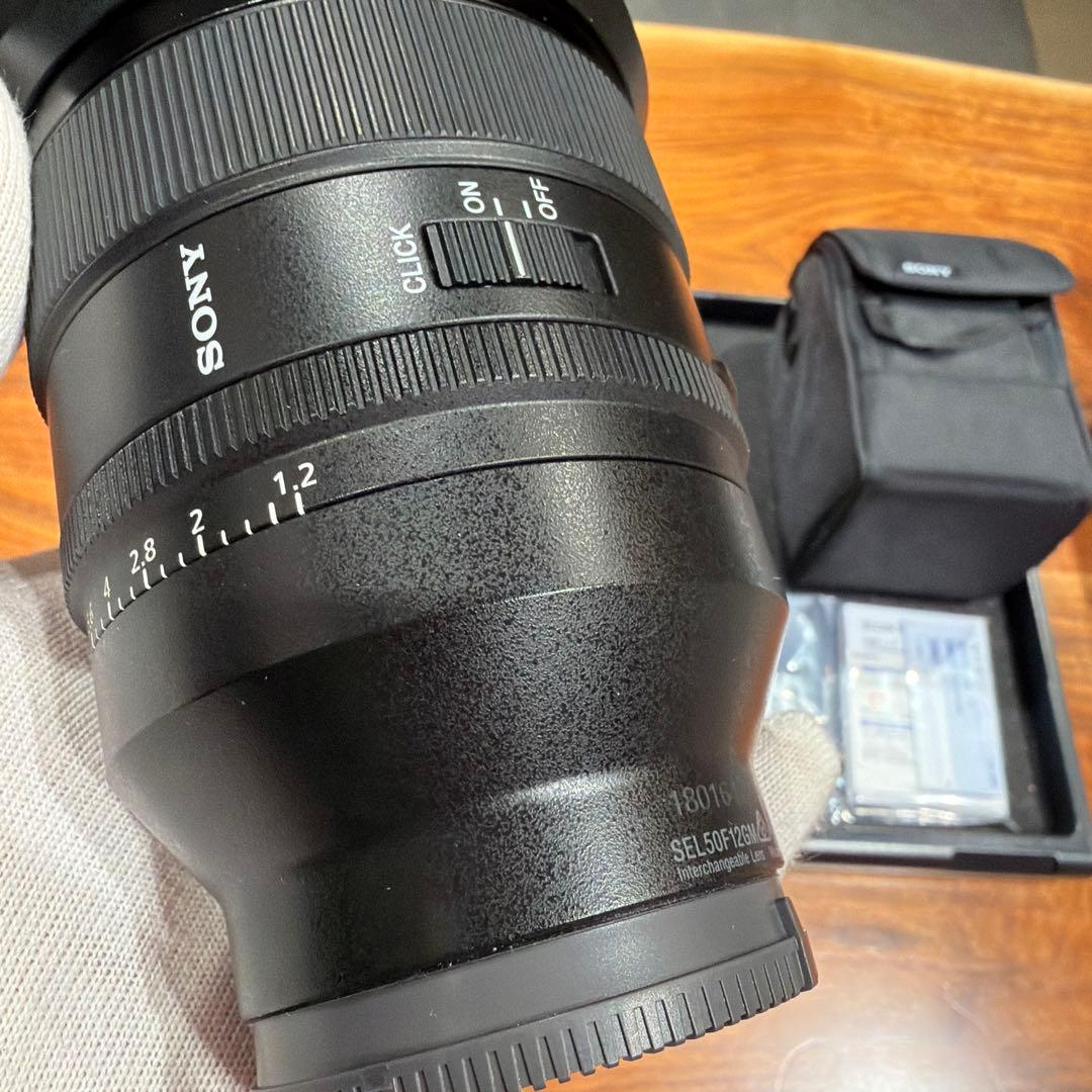 SONY FE 50mm F1.2 GM レンズ傷無し 可変偏光フィルター