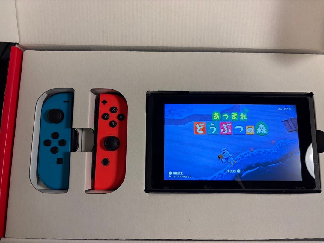 Nintendo Switch(バッテリー強化版) 本体 青/赤 ジョイコン付き