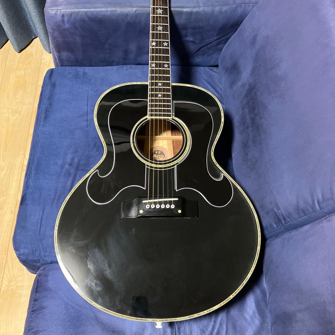 Morris WJ-50 モーリス アコースティックギター　当時の付属品付