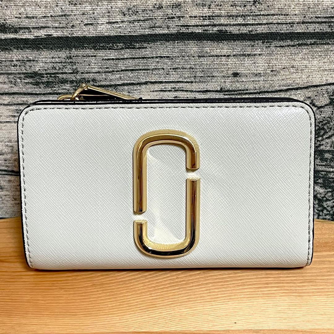 極美品 THE Snapshot Compact Wallet White