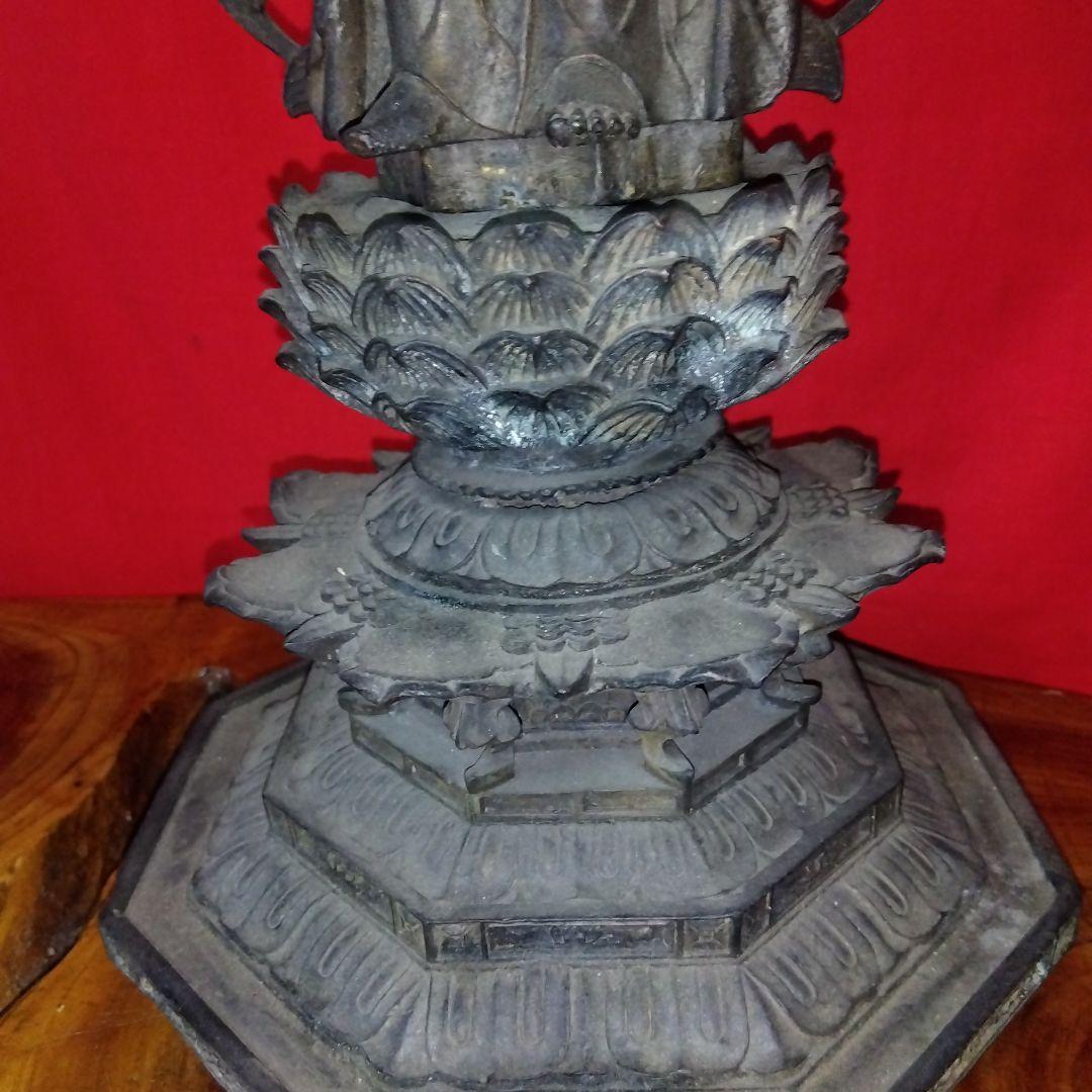 銅造、仏像、美品に近い ５２センチ、二つセット、専用です、