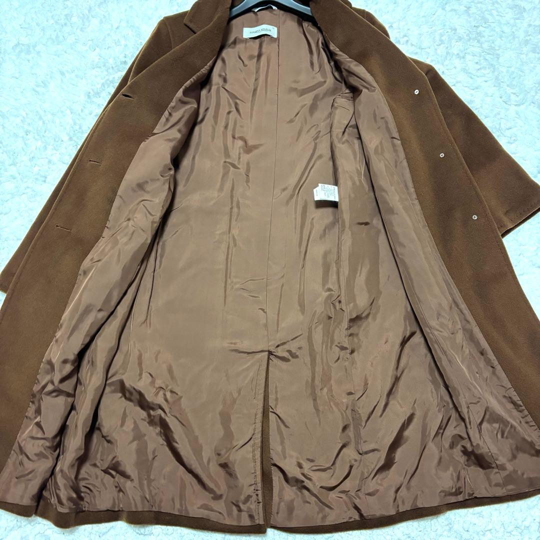 【極美品】MARINA RINALDI カシミヤ ウール チェスターコート 13