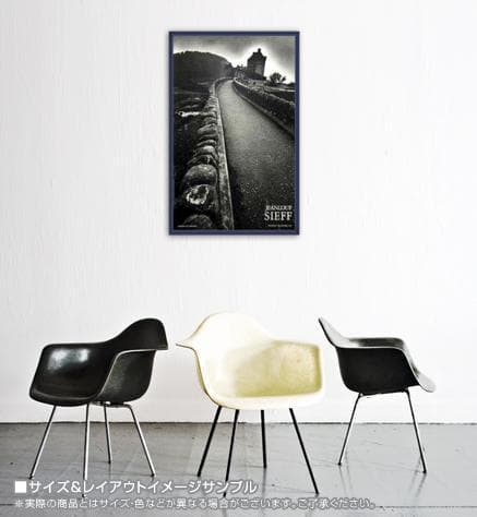 Chateau/ジャンルー シーフ モノクロ/アートポスター