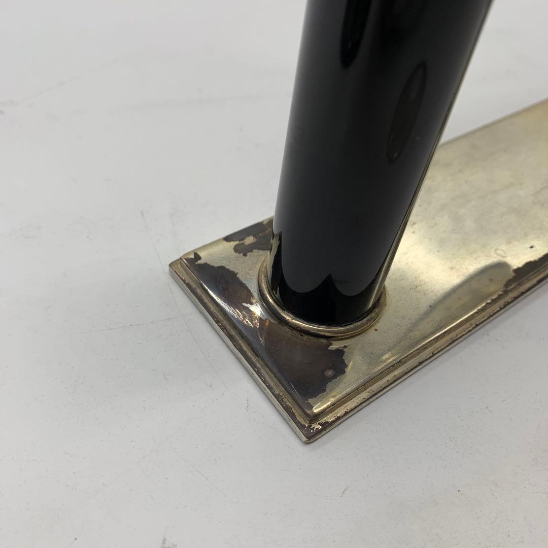 クリストフル 卓上時計 キャンドルスタンド セット 稼働品