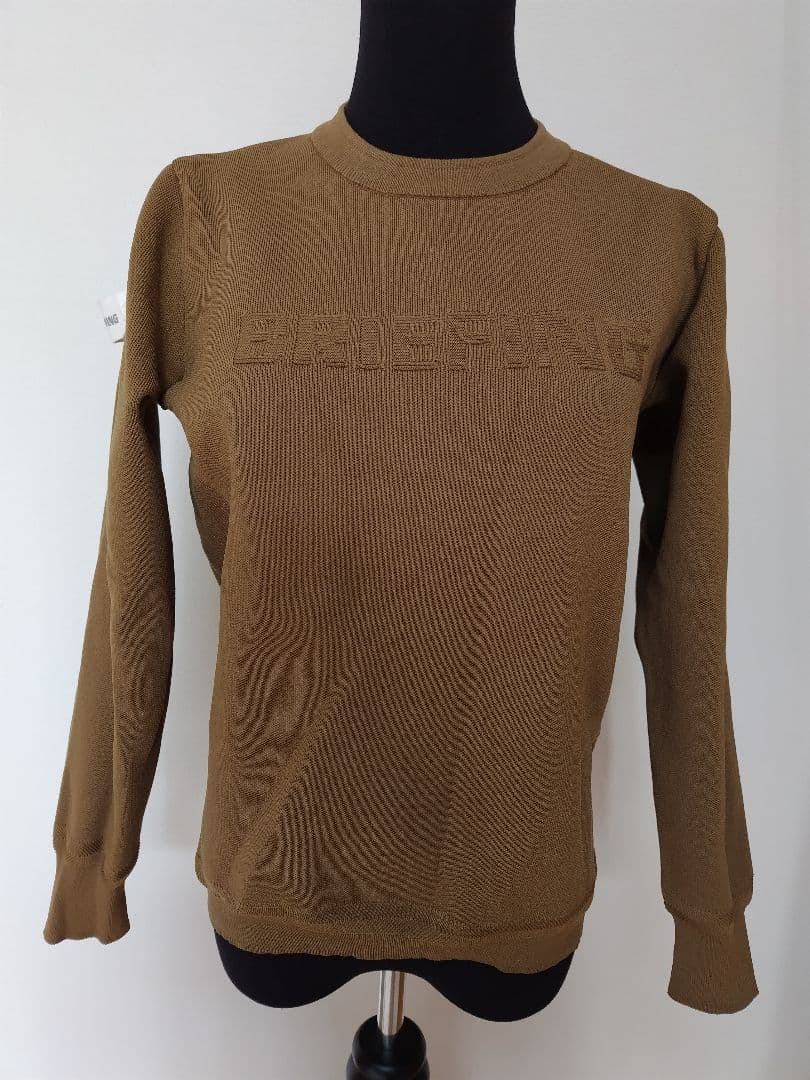 BRIEFING レディースゴルフウェア　クルーネックニット　キャメル　Mサイズ