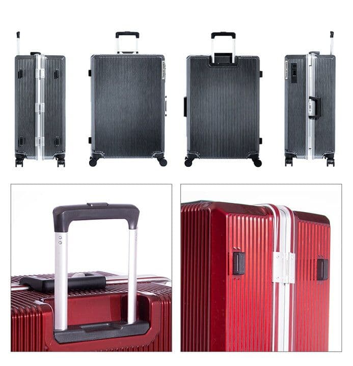 廃盤　着脱洗える　スーツケース　36L　日本製キャスター　アルミフレーム