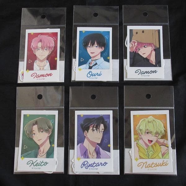 多聞くん今どっち！？　コラボカフェ　ステッカーセット　全6種