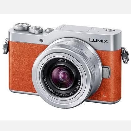 LUMIX ミラーレス一眼 オレンジ DC-GF9 交換レンズ３本付き