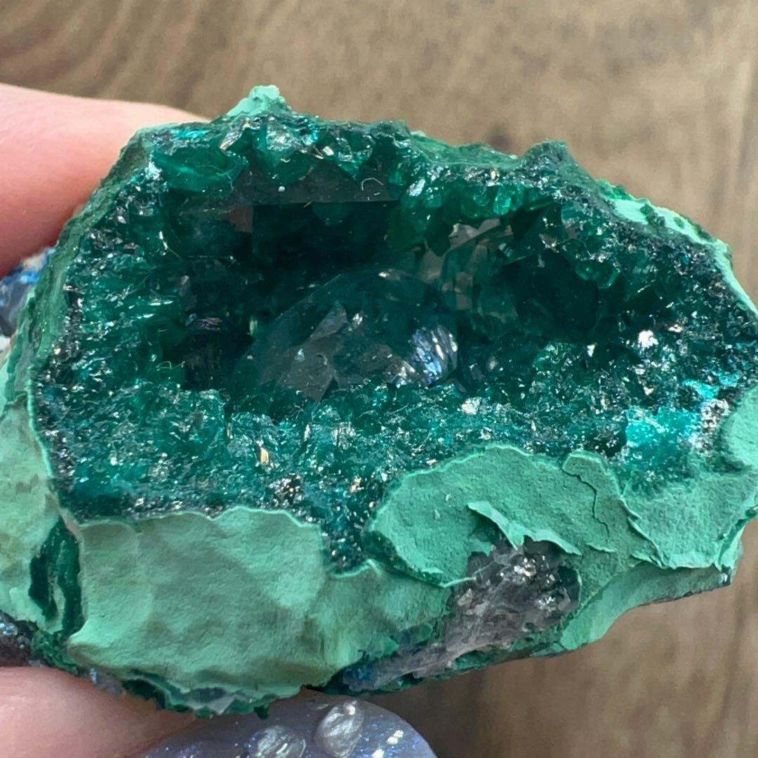 最高品質 ダイオプテーズ インクォーツ 鉱物 標本 原石