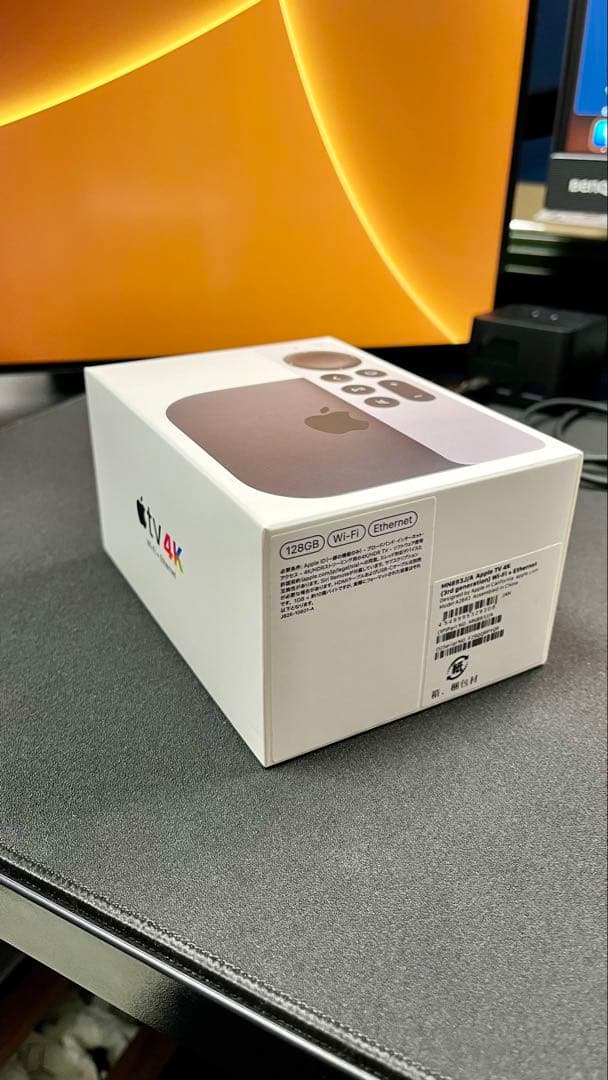 Apple tv 4K Wi-Fi + Ethernet 第3世代　128GB