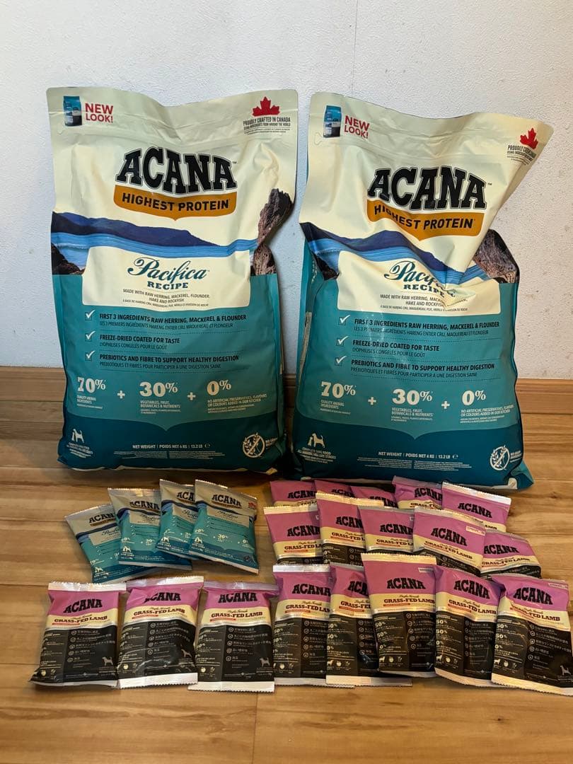 ACANA Pacifica Recipe 6kg 2袋 計12kg サンプル付