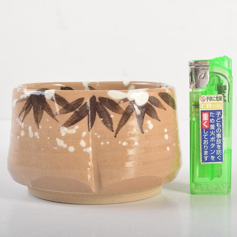 京焼　加陽庵　中村東洸作　乾山意雪笹　小鉢　五客　共箱　D　R6723